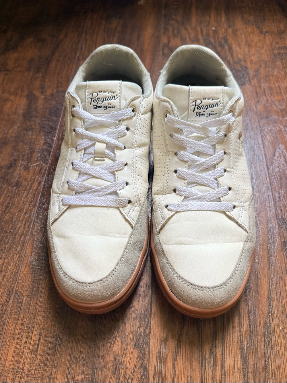 Original Penguin Men's Cream Low-Top Sneakers